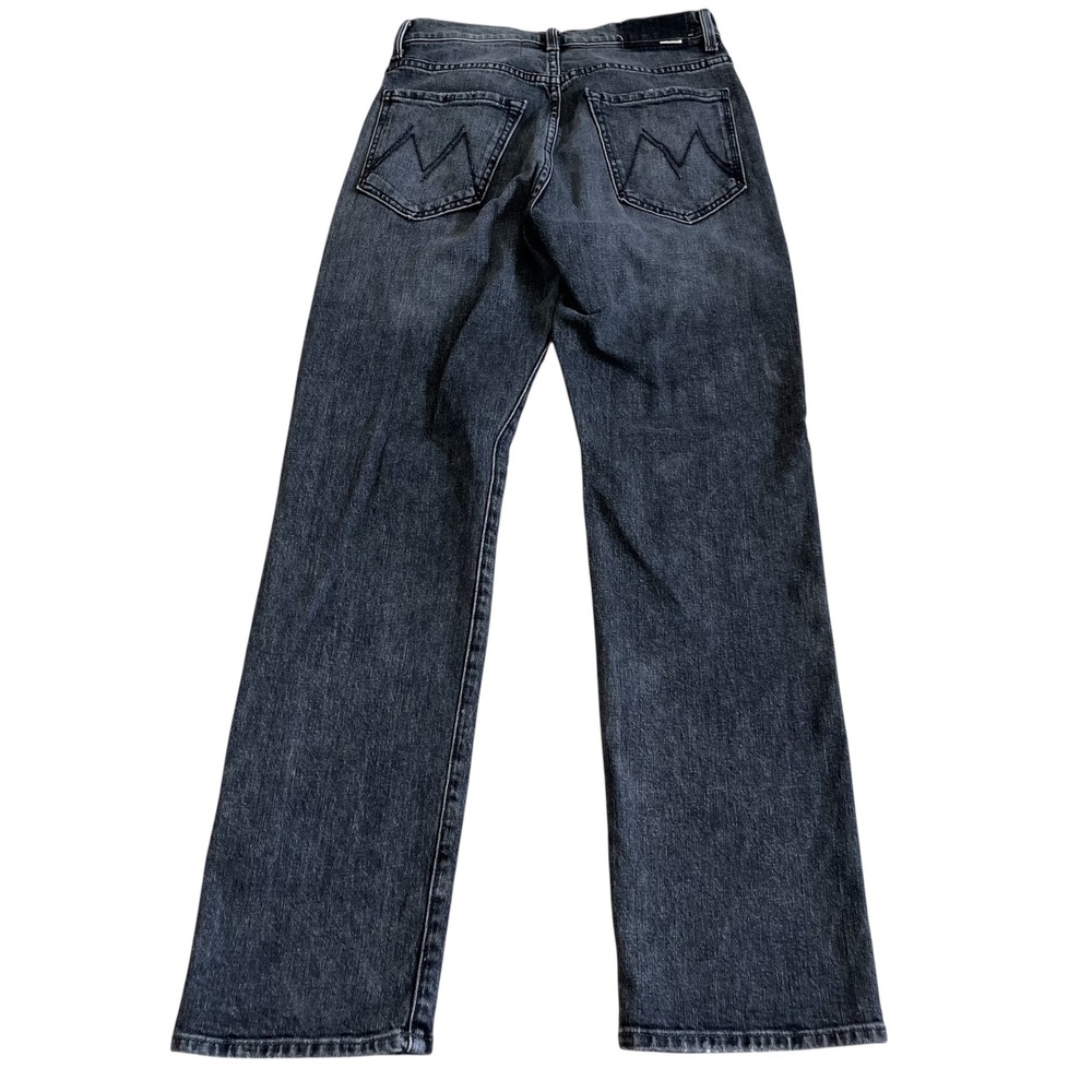 MOTHER Superior Denim High Rise Hiker Hover Black Jeans 26 Straight Leg Capsule